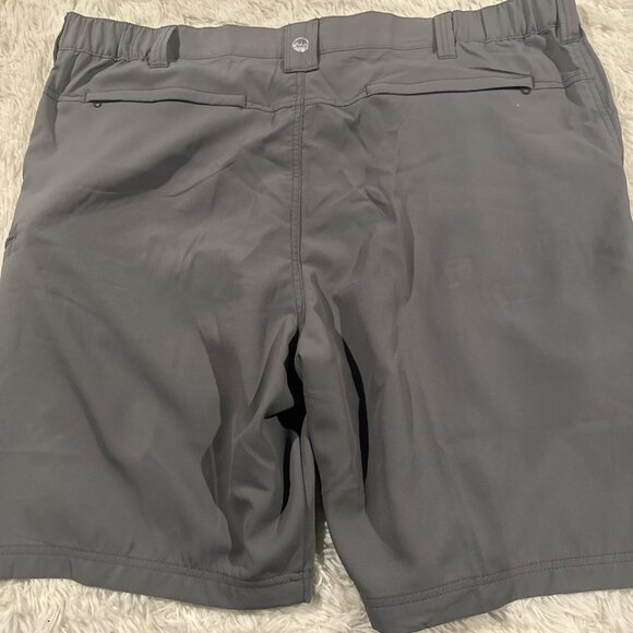 Wrangler Outdoor Mens NWT Field Utility Relaxed fit Shorts 44 gray elastic waist - Picture 10 of 12